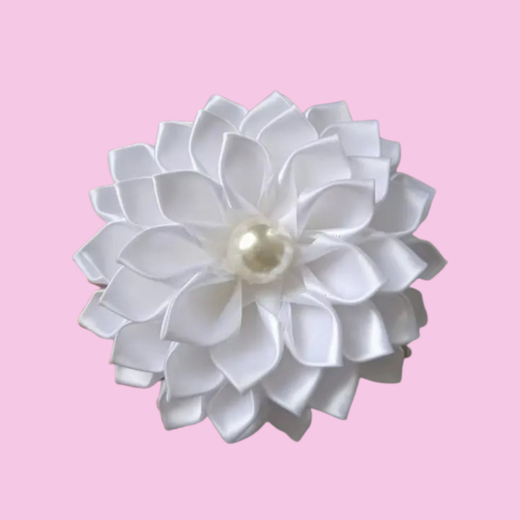 White on White Pearl Corsage