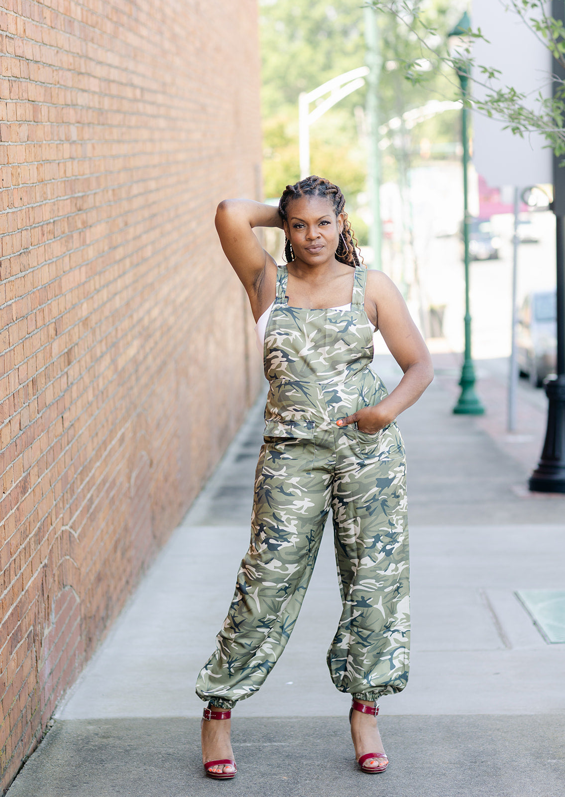 Chantell Camo Romper