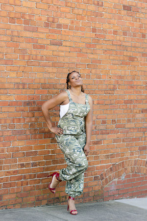 Chantell Camo Romper