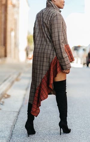 Kia Plaid Shirt/Dress