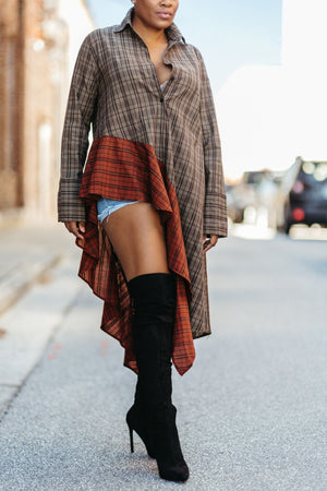 Kia Plaid Shirt/Dress